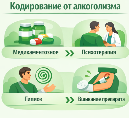 кодирование от алкоголизма в Большом Камень Санати